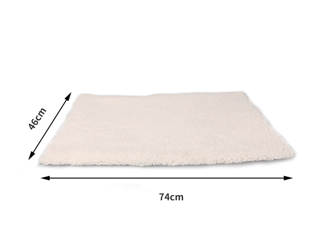 Electric Heated Pet Bed for Dogs & Cats - Soft Warming Pad with Removable Cover, Orthopedic Mattress & Cushion - Perfect for Winter, Arthritis Pain Relief & Indoor/Outdoor Use