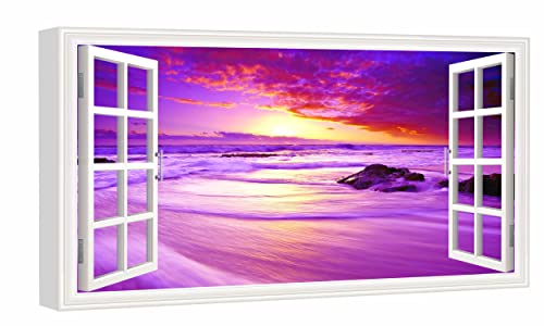Purple Beach Sunset