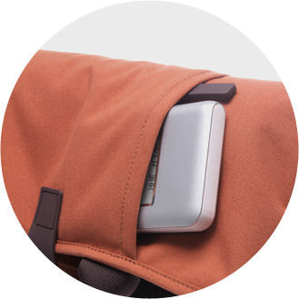 Bluelounge Postal Bag - Durable Waterproof Mailing Pouch for Shipping, Documents & Packages - Perfect for E-commerce, Online Sellers & Home Shipping Needs
