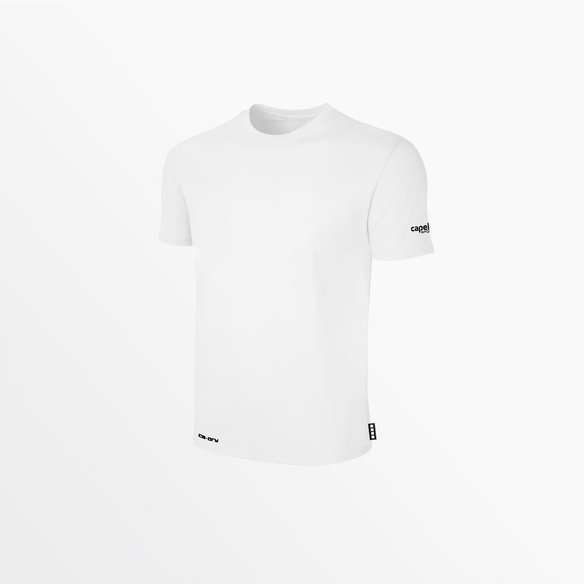 Men's CS Dry Tee with Sleeve Logo - Moisture-Wicking Performance T-Shirt for Gym, Running & Casual Wear