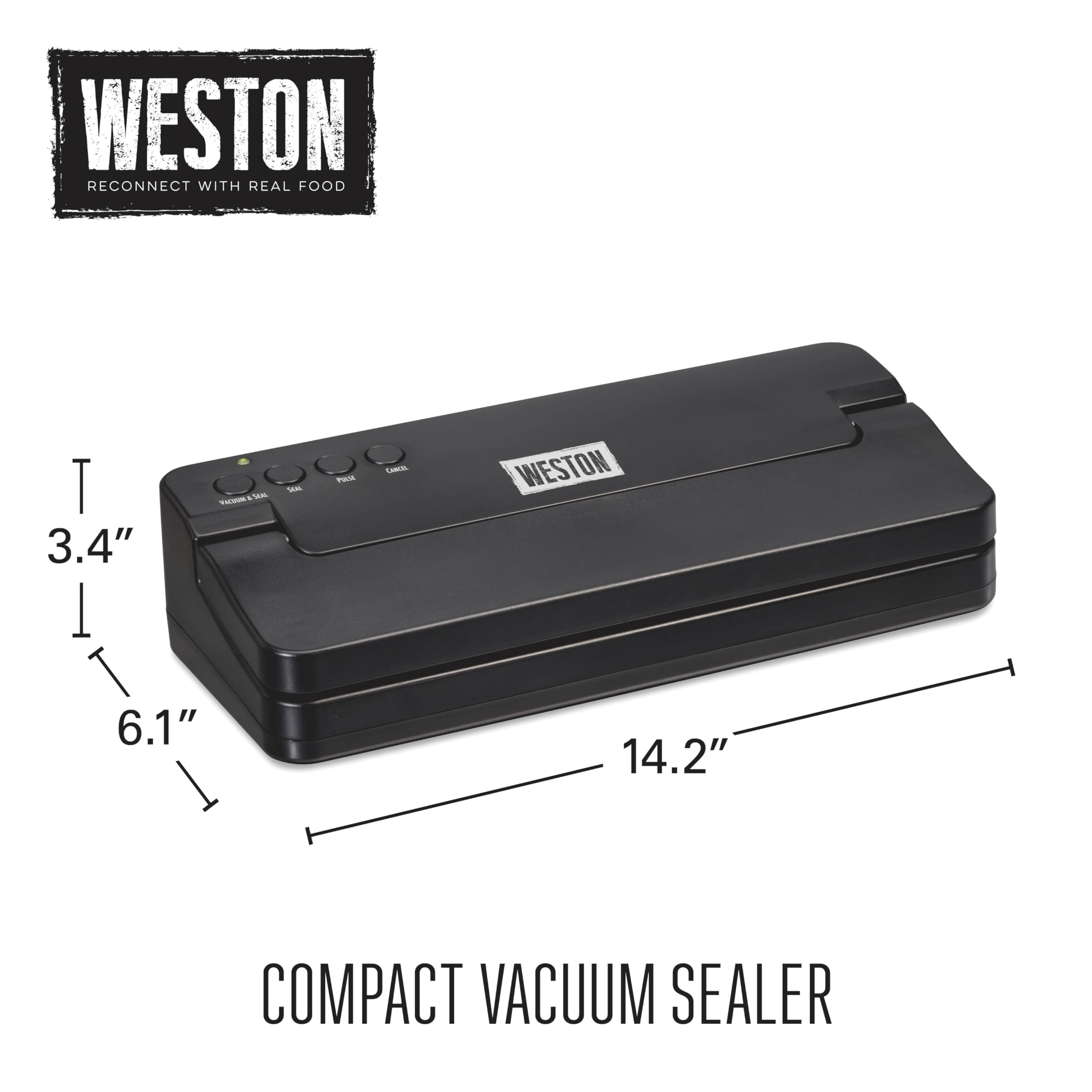 Weston Compact Food Vacuum Sealer Machine - 23