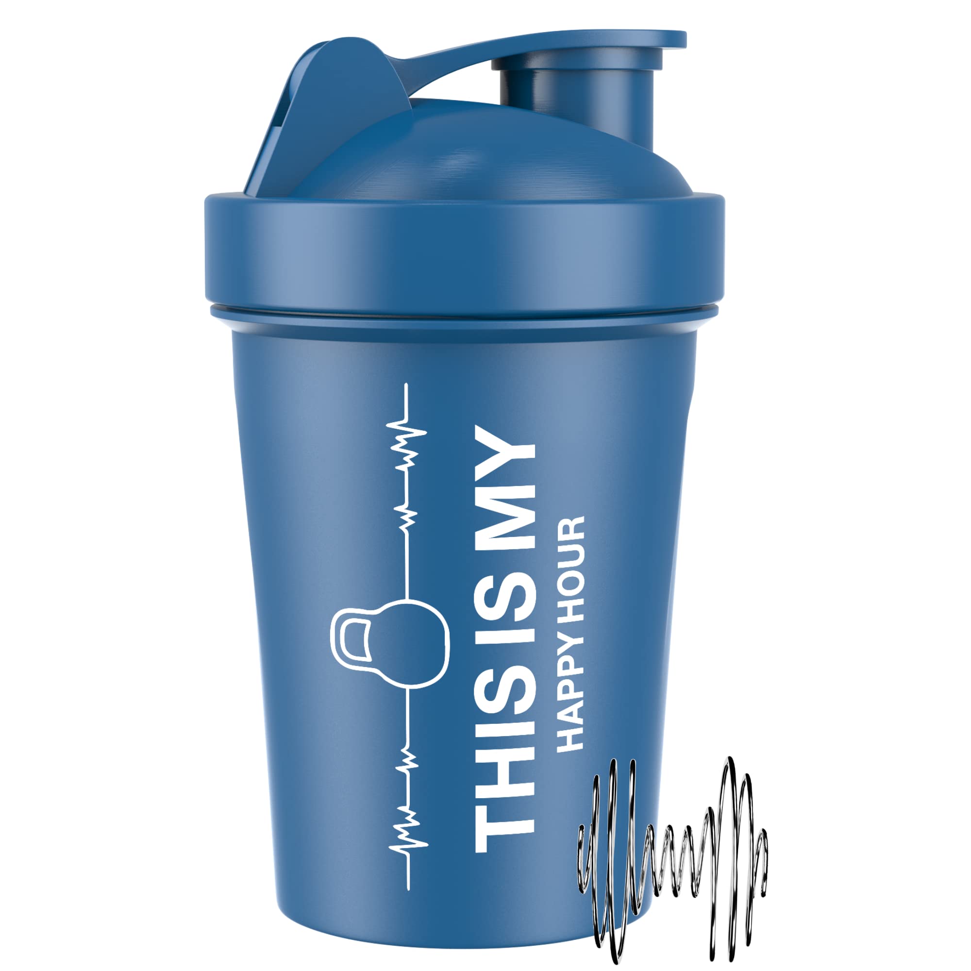 5 Pack 20oz Protein Shaker Bottles - BPA-Free, Dishwasher Safe Mixing Cups for Protein Powder, Pre-Workout & Smoothies - Perfect for Gym, Fitness & Post-Workout Recovery