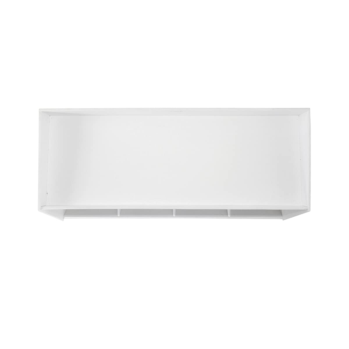 TrippNT 4-Bin Lab Storage Shelf - Durable Plastic Organizer for Science Labs, Classrooms & Home Use - Perfect for Storing Chemicals, Tools & Supplies