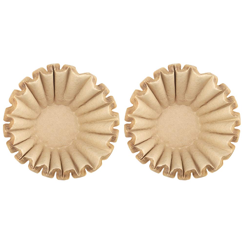 Premium Wood Fiber Coffee Filters - 50pcs #1 Cone Shape Paper Filters for Drip Coffee Makers, Compatible with Most Brewers - Perfect for Home, Office & Camping Use