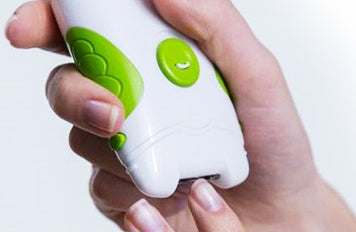 2 in 1 Electric Nail Clipper for Toenails & Fingernails - Rechargeable & Painless Nail Trimmer with LED Light - Perfect for Home, Travel & Elderly Care