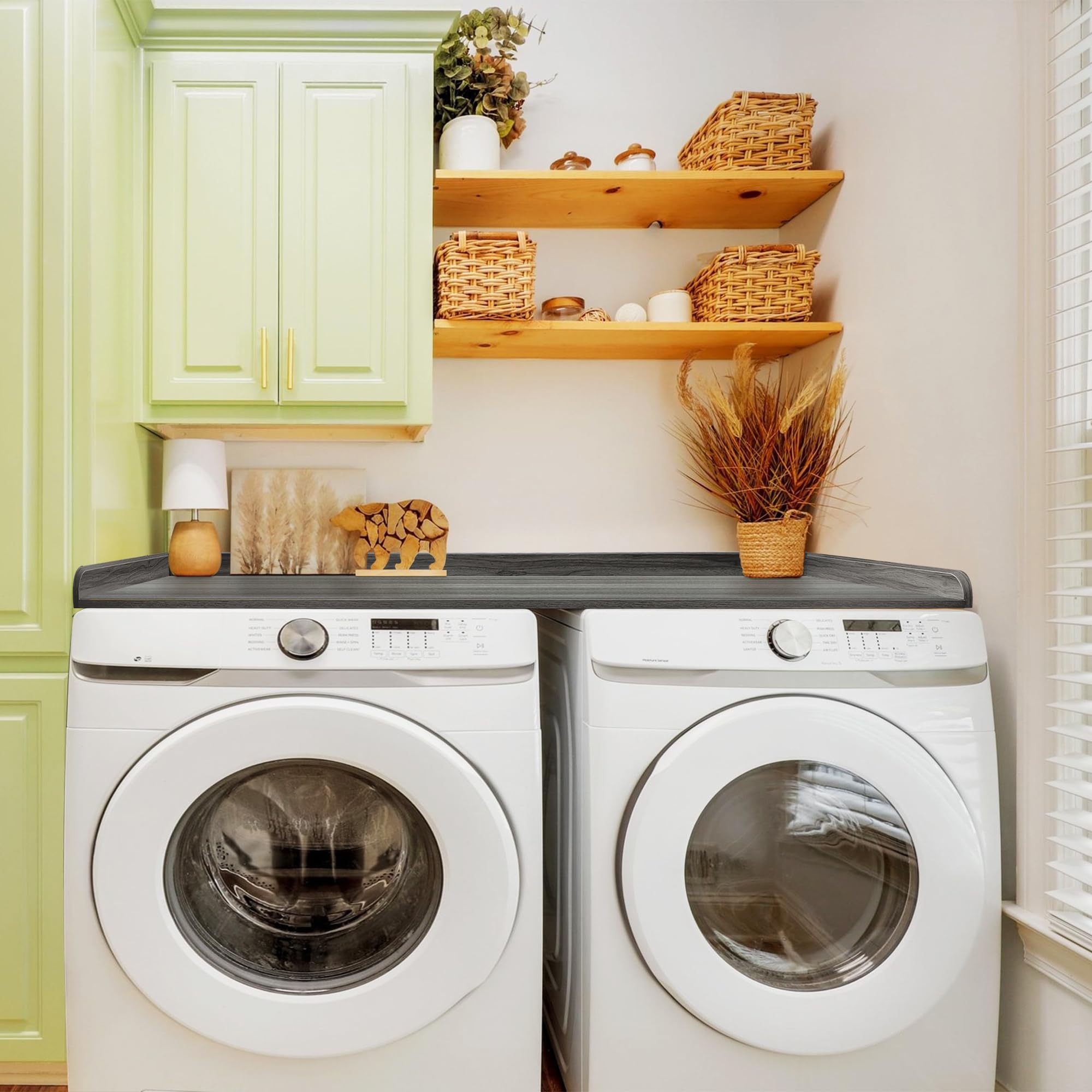 Royxen Solid Wood Washer Dryer Countertop with Polyester Coating - 27.5