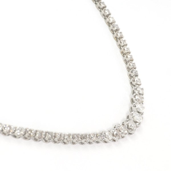 18K White Gold Diamond Necklace for Women - Elegant & Luxurious Jewelry Gift for Anniversary, Wedding, Valentine's Day