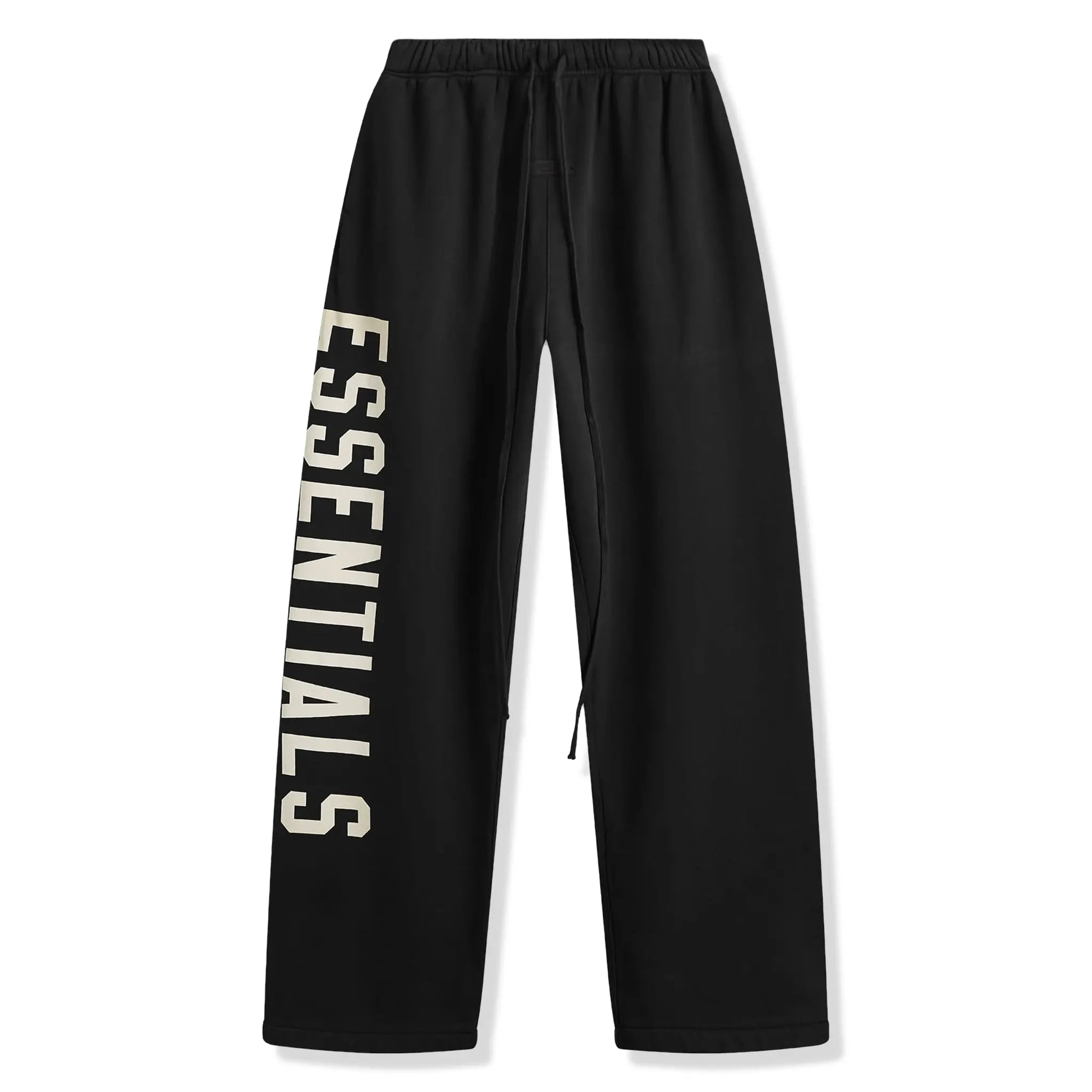 Fear of God Essentials Heavy Fleece Relaxed Fit Sweatpants for Men - Black Comfortable Lounge Pants for Casual Wear, Home & Gym