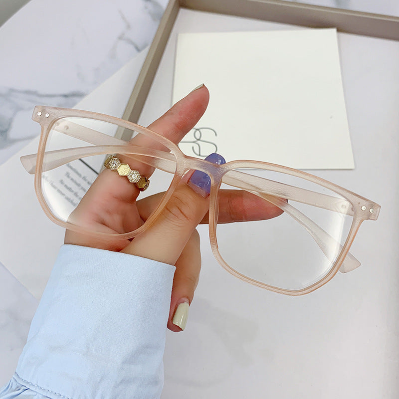 Vintage Wood Grain Eyeglasses - Retro Style Frames for Men & Women - Perfect for Reading, Fashion, and Everyday Use