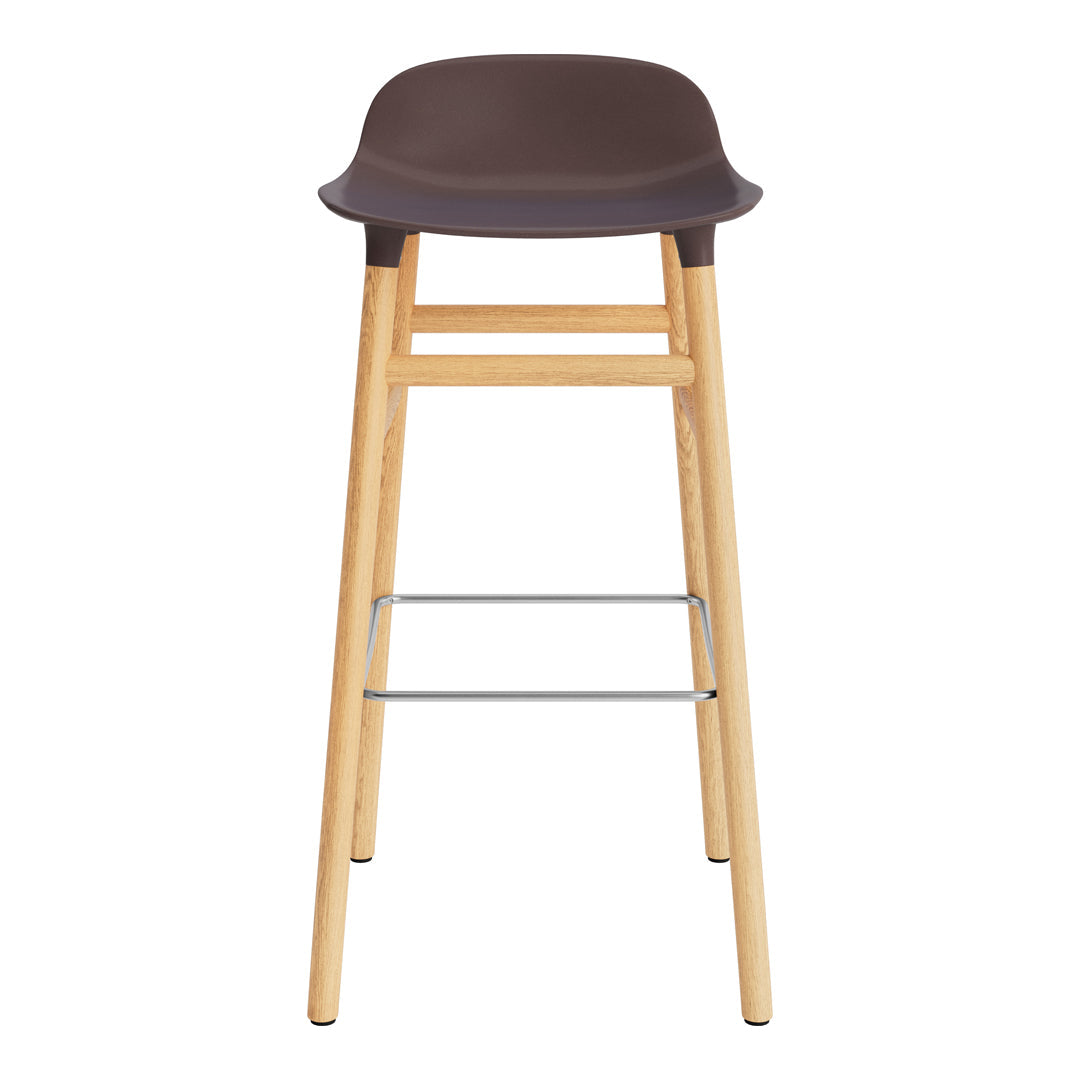 Modern Wooden Bar Stools with Sturdy Wood Legs - Perfect for Kitchen Islands, Home Bars & Dining Counter Seating