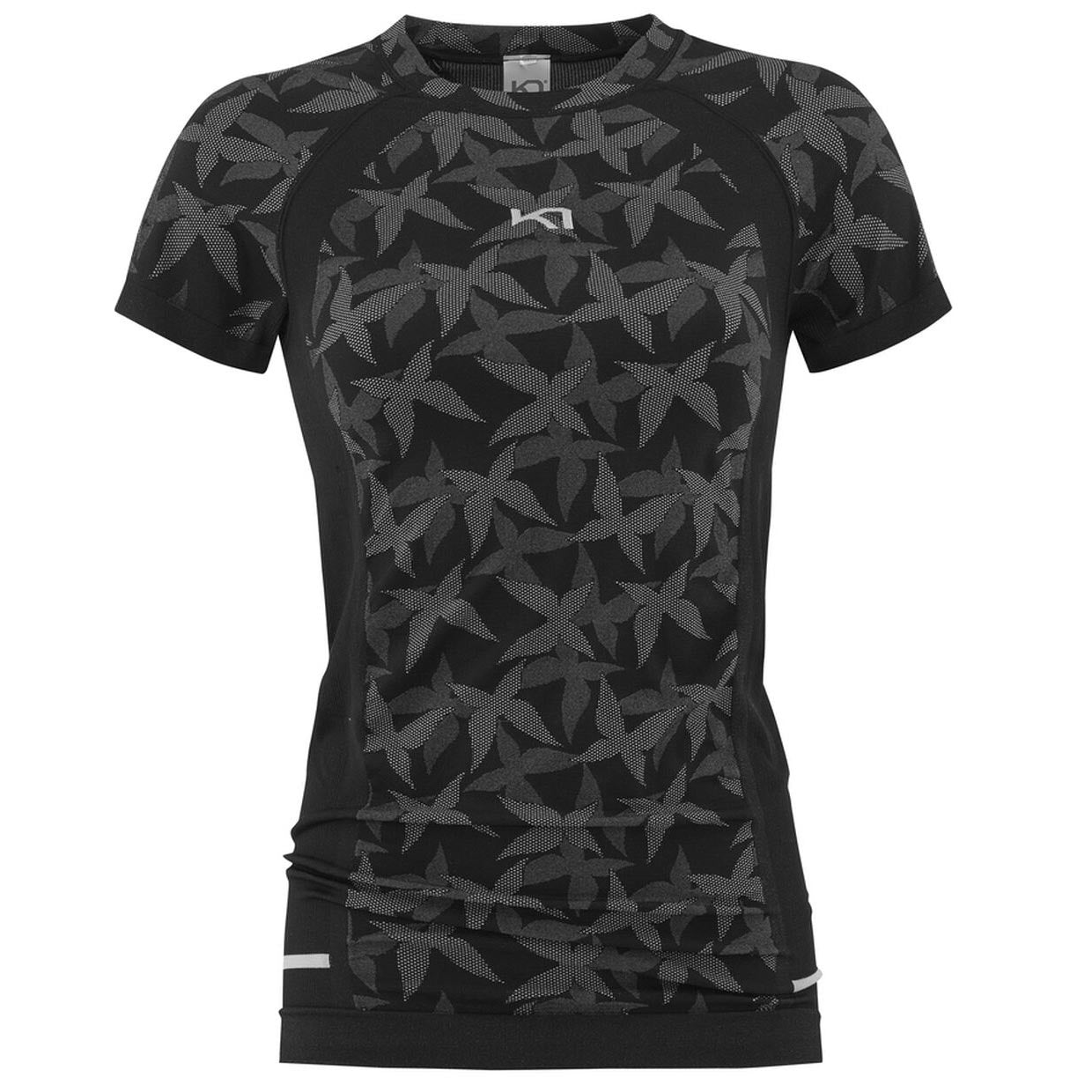 Kari Traa 2022 Women's Butterfly Print Short Sleeve T-Shirt - Soft Cotton Casual Top for Yoga, Running & Everyday Wear