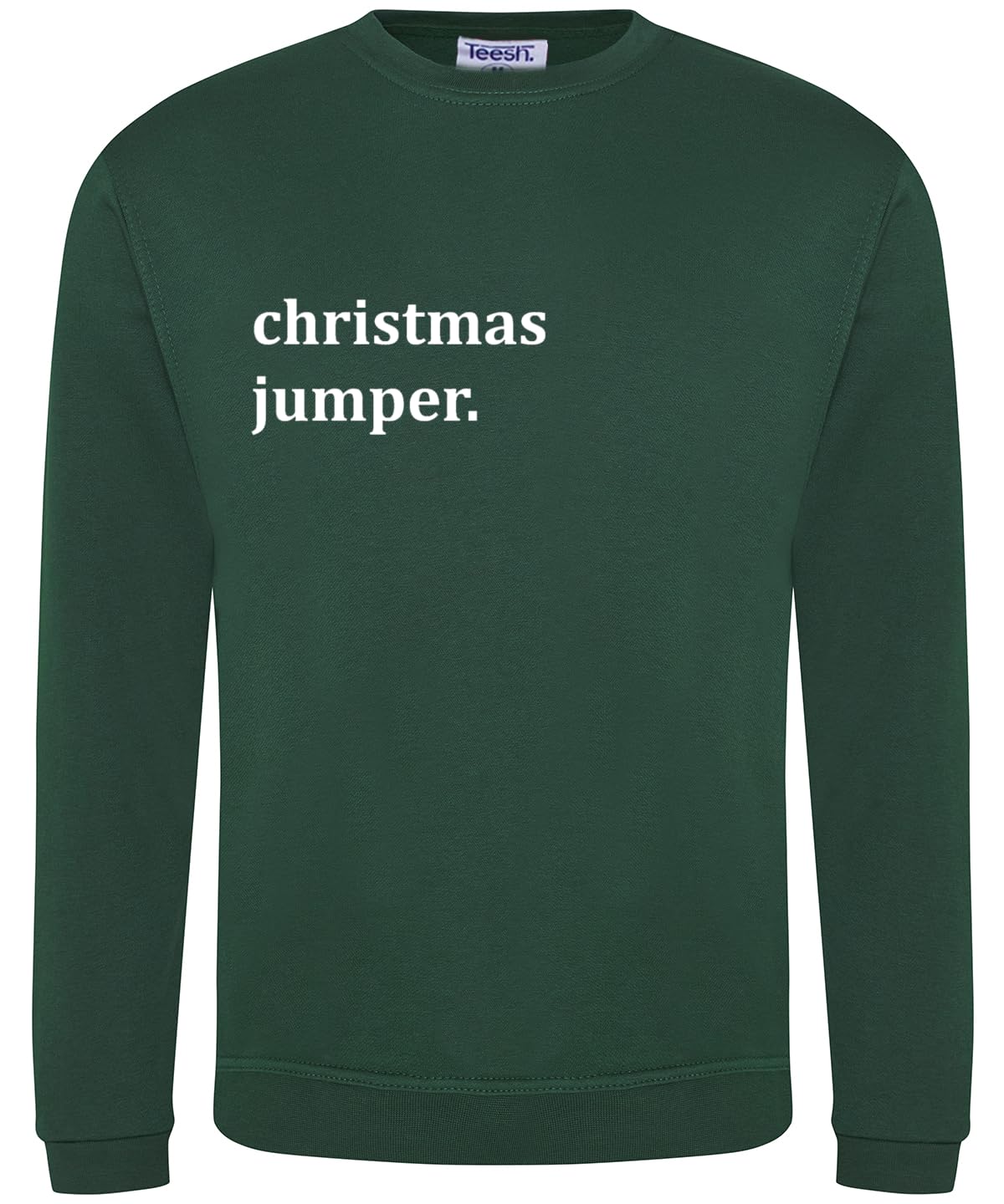 Funny Men's Christmas Sweater - Ironic Holiday Design | Teesh Clothing | Perfect for Ugly Christmas Parties & Festive Gatherings