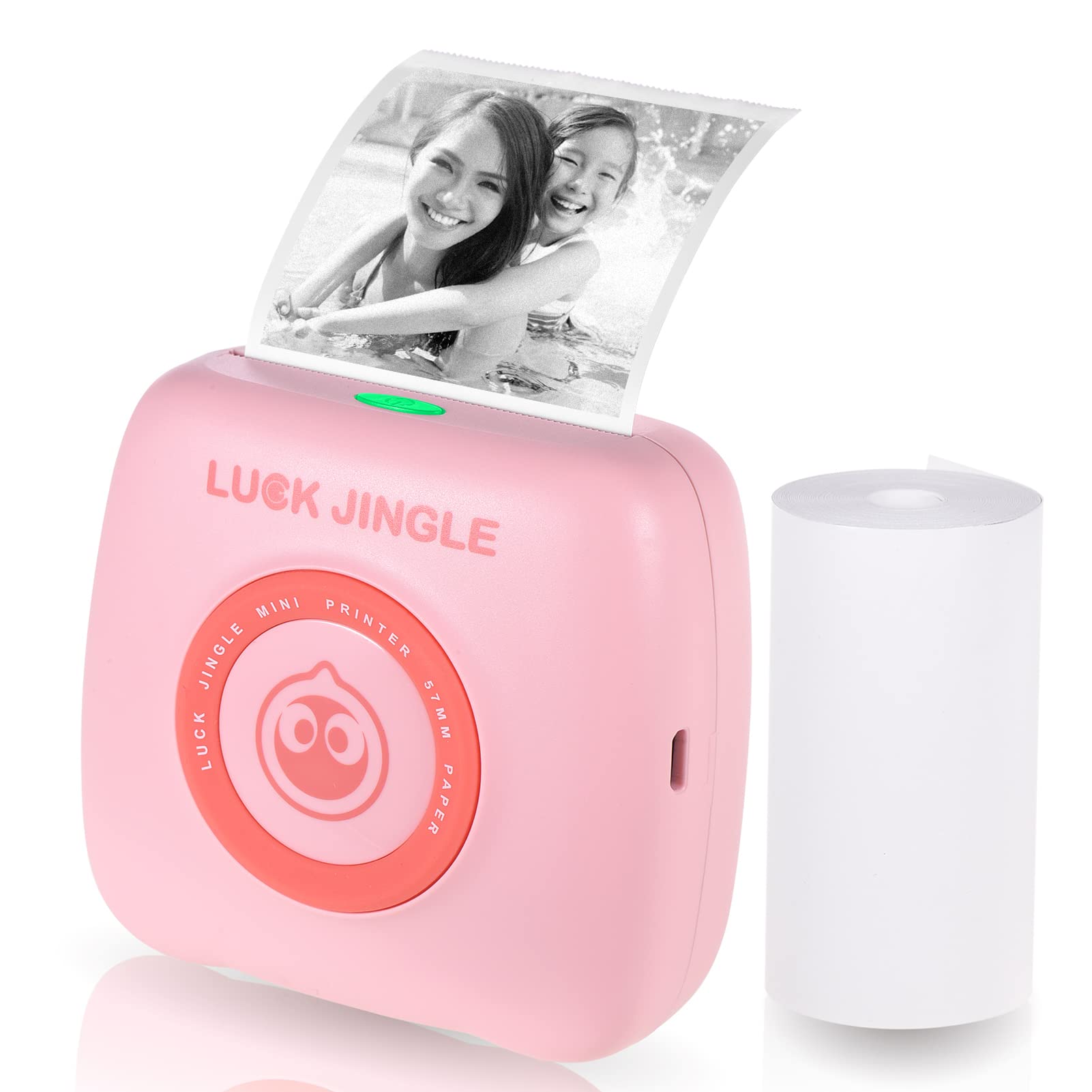 HHOP Pocket Printer - Wireless Bluetooth Thermal Photo Printer, 304dpi High Resolution for Photos, Receipts, Memos & Labels, Supports 10 Languages, Compatible with Android & iOS - Perfect for Travel, Office & Home Use
