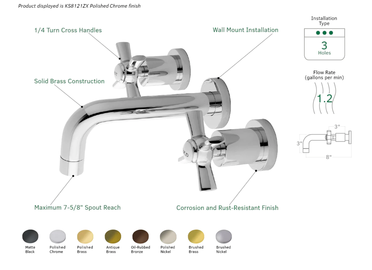 Millennium Vessel Sink Faucet - Modern Bathroom Faucet for Vessel Sinks, Brushed Nickel Finish, Single Handle Design | Perfect for Bathroom Vanity, Powder Room, and Guest Bathroom Upgrades