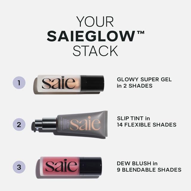 Saie Slip Tint SPF 35 Tinted Moisturizer - Lightweight Hydrating Face Moisturizer with Hyaluronic Acid & Zinc Oxide Sunscreen - Shade Five (1.35 oz) | Perfect for Daily Wear, Sun Protection & Natural Makeup Look