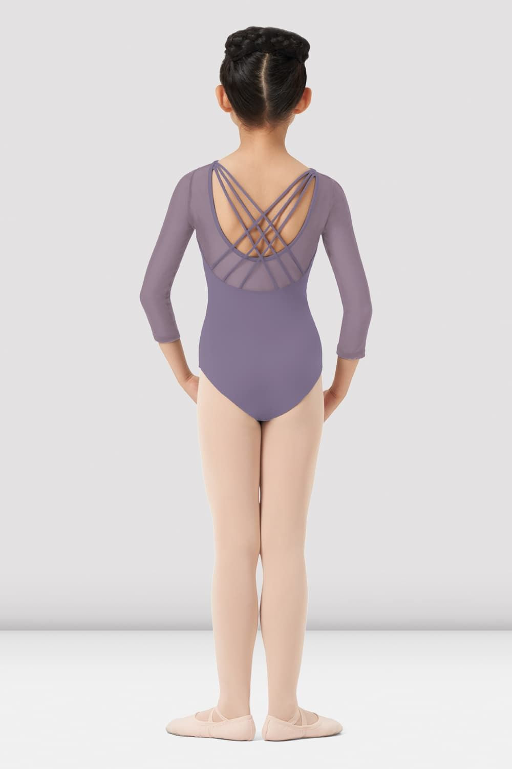 Girls Mirella Paisley Print 3/4 Sleeve Leotard - Ballet Dancewear for Kids, Toddler Dance Costume, Gymnastics Leotard for Girls - Perfect for Ballet Class, Dance Recital & Performance
