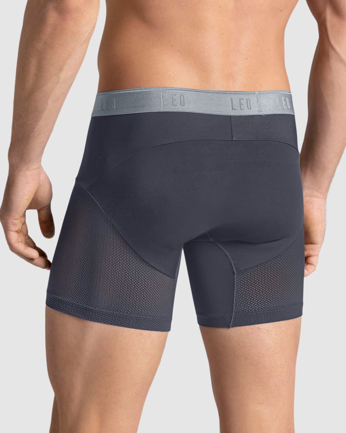 Breathable High-Tech Mesh Boxer Briefs with Ergonomic Support Pouch - Perfect for Gym, Running & Everyday Comfort