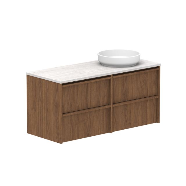 ADP Eli Wall Mounted Bathroom Vanity - Modern Floating Vanity with Sink for Small Space, Perfect for Apartments and Powder Rooms