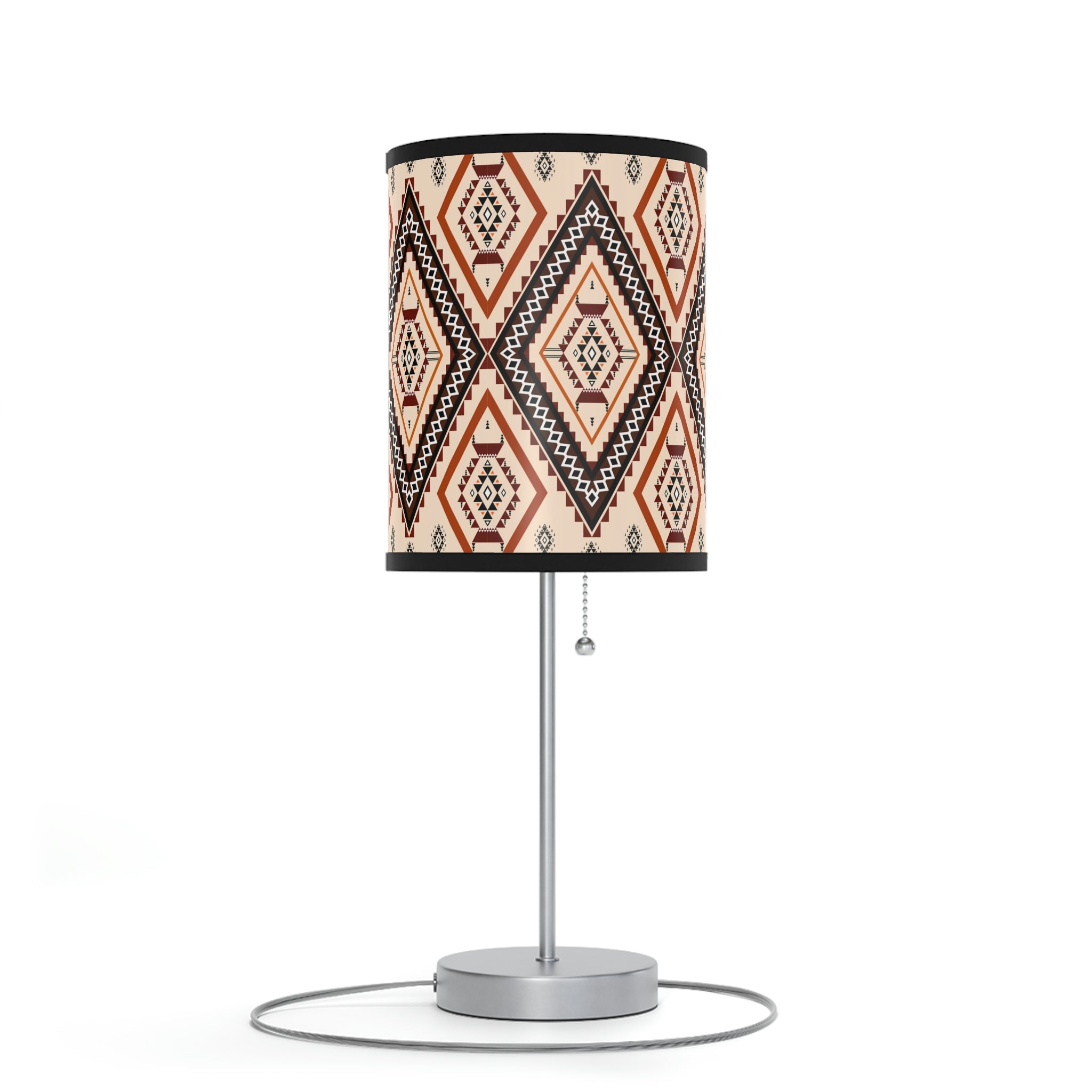 Southwestern Style Table Lamp for Bedroom & Living Room - Adjustable Reading Light with US/CA Plug - Perfect for Nightstands, Sofa Side Tables and Home Office Desks