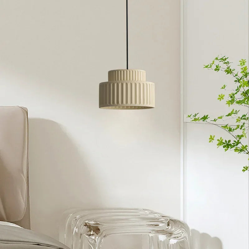 Batiste Rigged Texture LED Pendant Light - Modern Industrial Ceiling Lighting for Kitchen Island, Dining Room & Bedroom