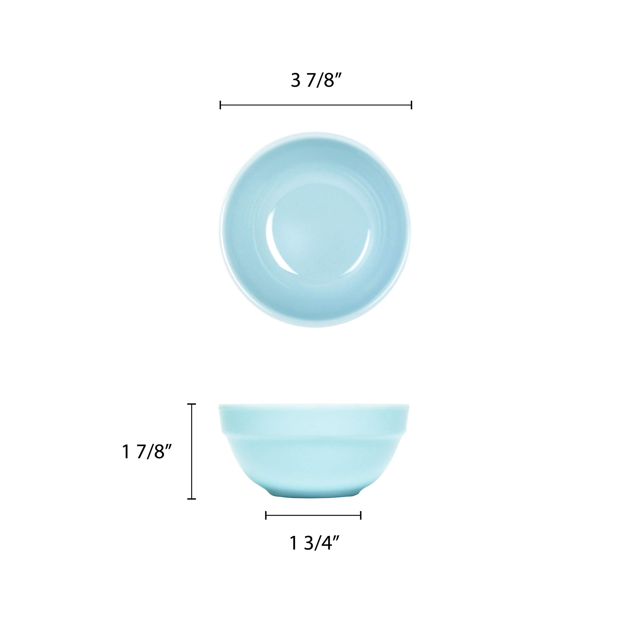 Thunder Group Blue Jade Melamine Dinnerware Set - 7 oz, 4