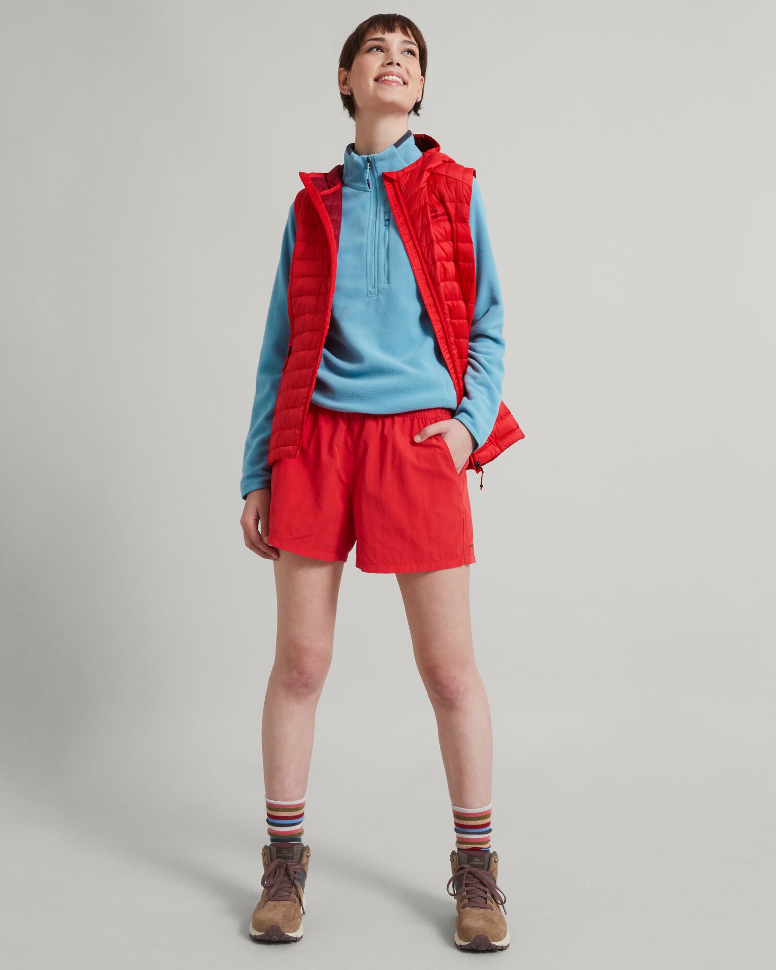 Women's EVRY Day 4 Inch Shorts - Signal Red | Comfortable Casual Shorts for Everyday Wear, Gym, Running & Summer Outfits
