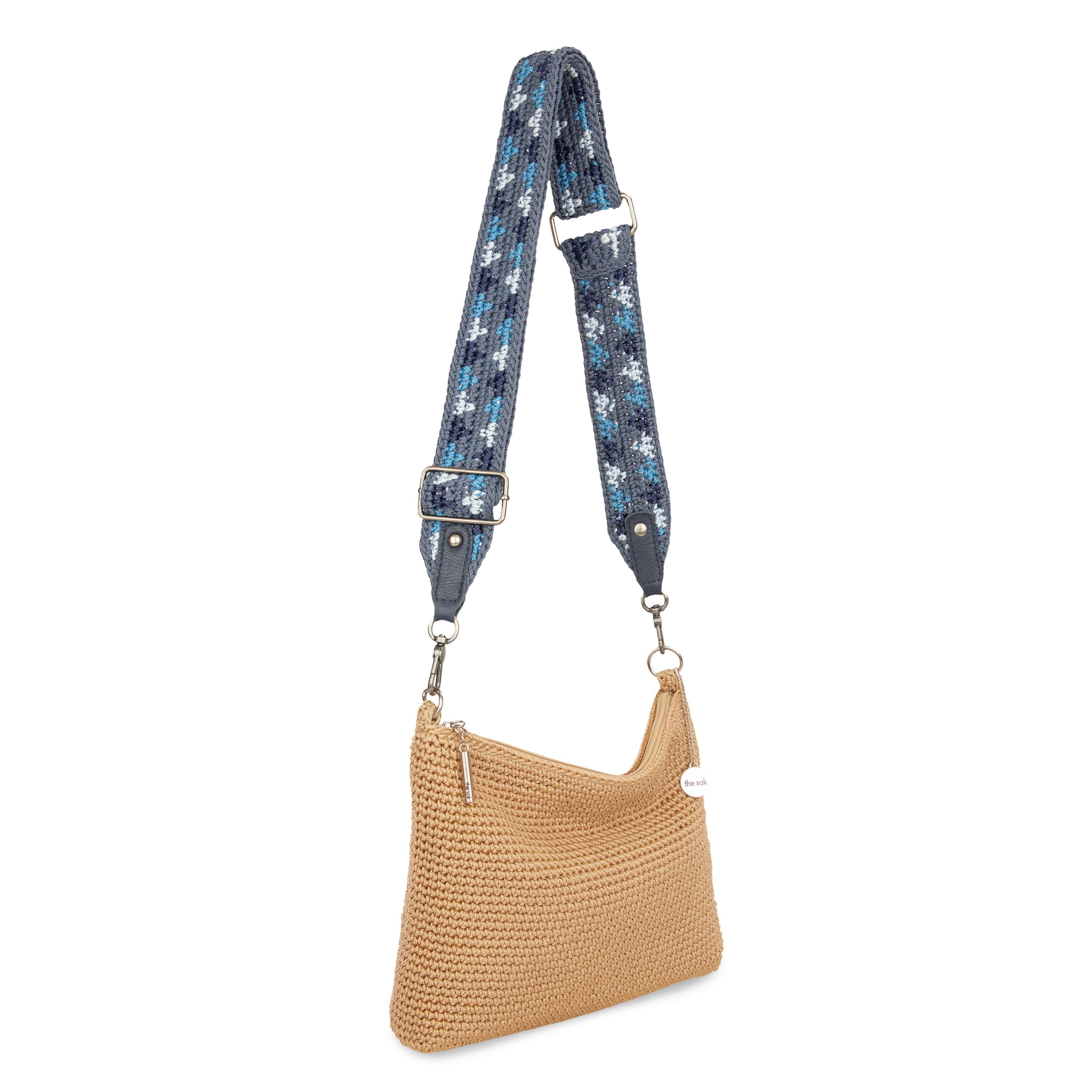 Handmade Crochet Crossbody Bag Strap - Adjustable & Stylish for Women, Perfect for Everyday Use, Shopping, and Travel Accessories