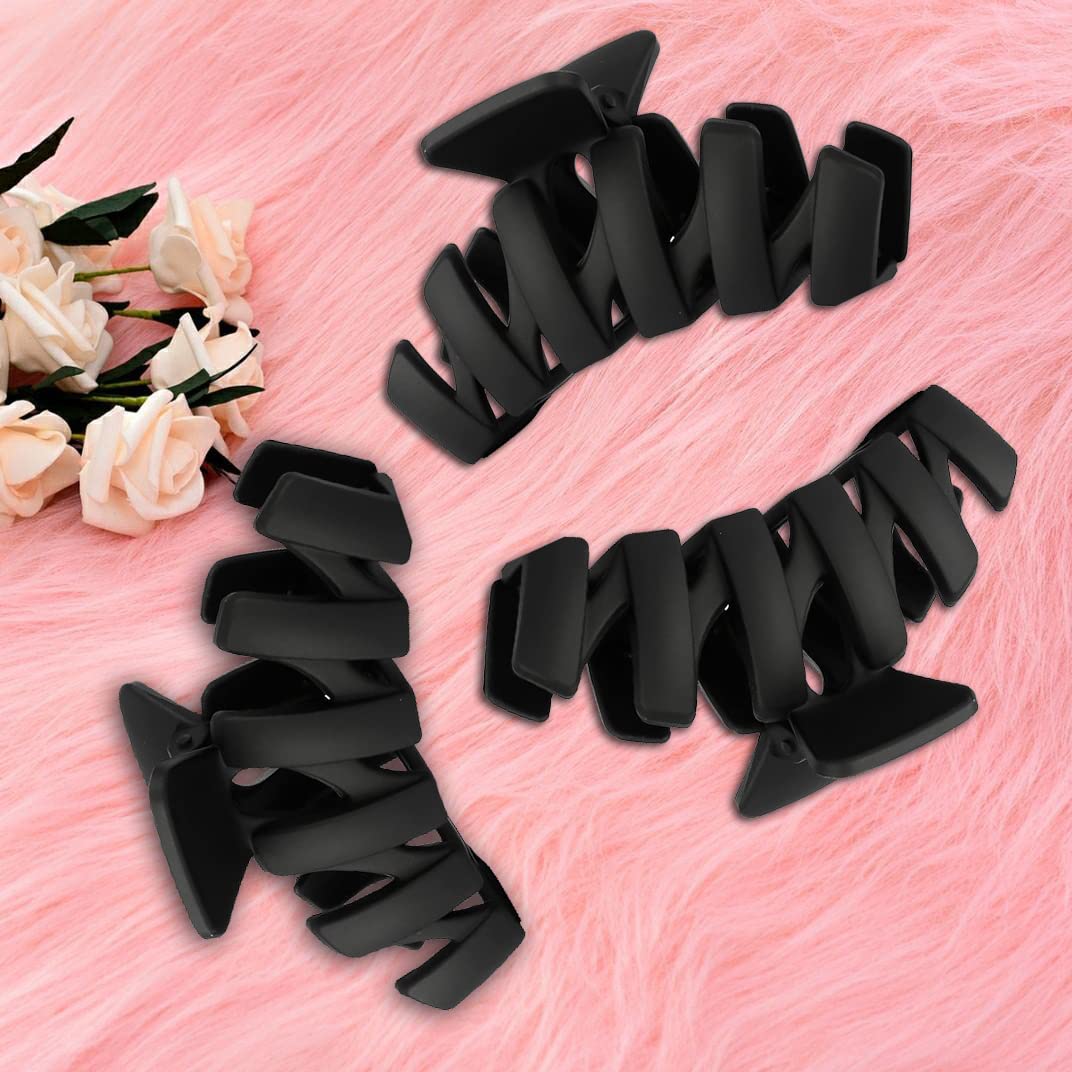 Premium Non-Slip Acrylic Hair Clips for Women - 4