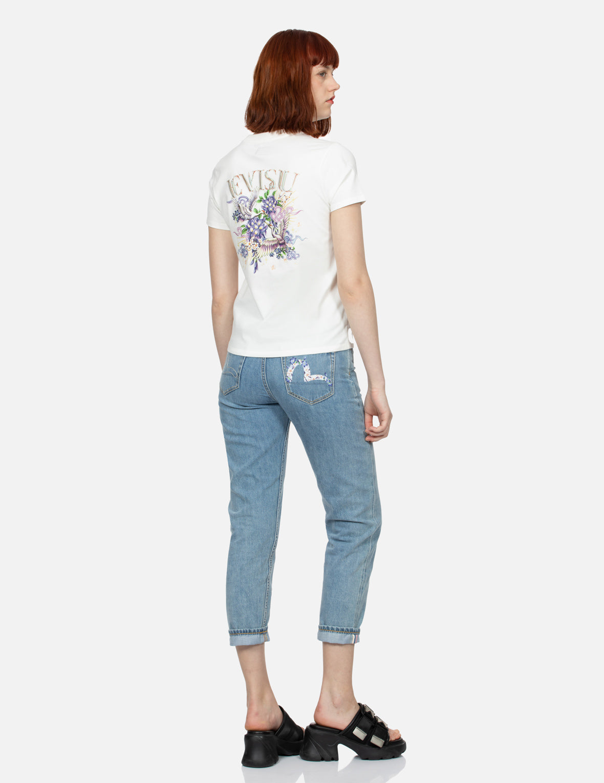 Cranes and Wisteria Print Regular Fit T-Shirt for Men | Japanese Inspired Casual Tee | Perfect for Streetwear, Summer Outfits & Everyday Wear