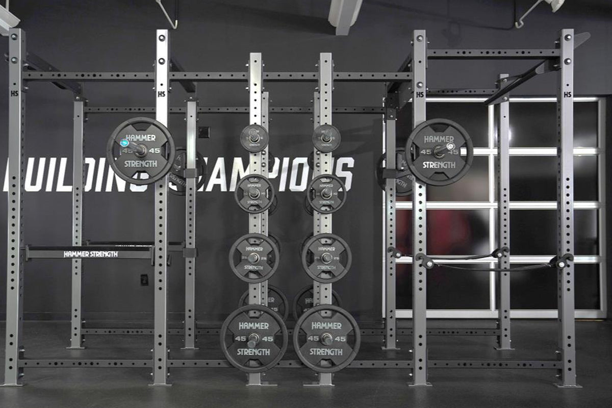 Hammer Strength HD Athletic NX Power Combo Rack - Heavy Duty Gym Equipment for CrossFit, Powerlifting & Home Workouts