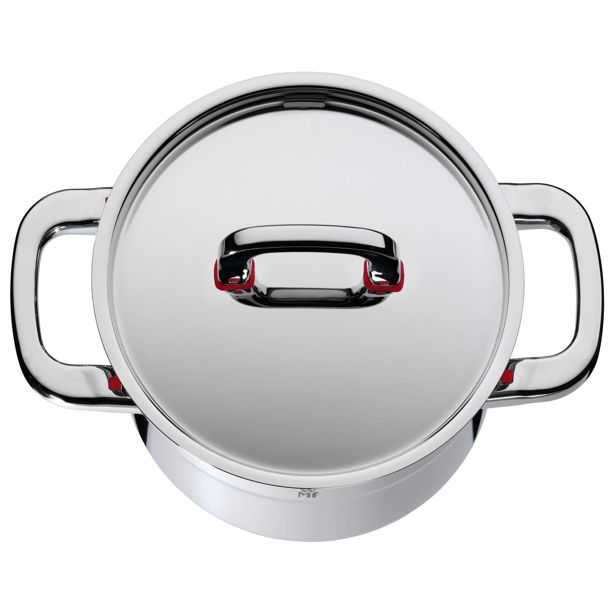 Premium WMF Cromargan Stainless Steel 20cm (3.3L) Casserole Pot with Lid - Induction Compatible, Dishwasher Safe & Stackable - Cool+ Technology for Even Heat Distribution - Perfect for Soups, Stews & Family Cooking