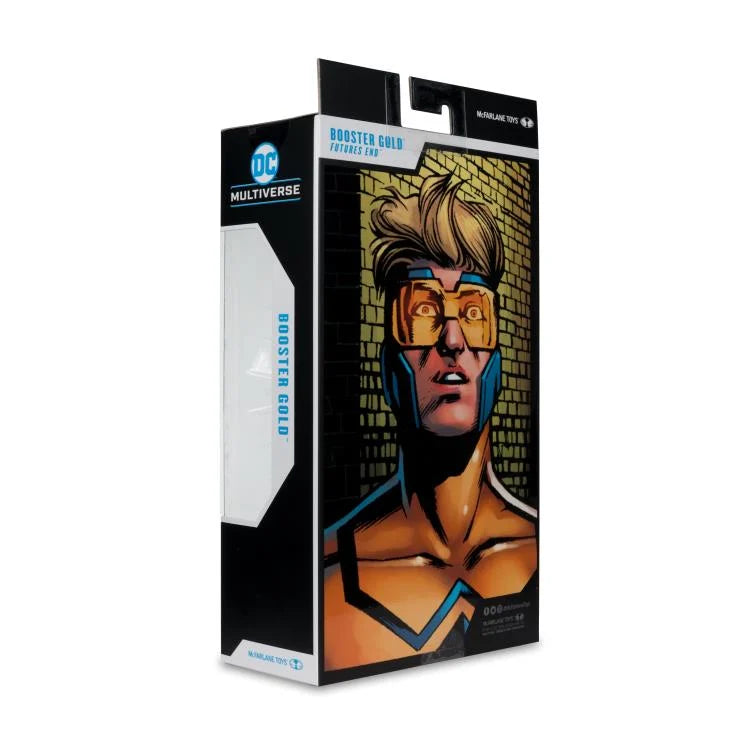 DC Multiverse Booster Gold 7-Inch Action Figure - Futures End Edition | Collectible DC Comics Superhero Toy for Display & Play