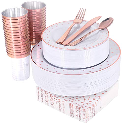 White and Rose Gold