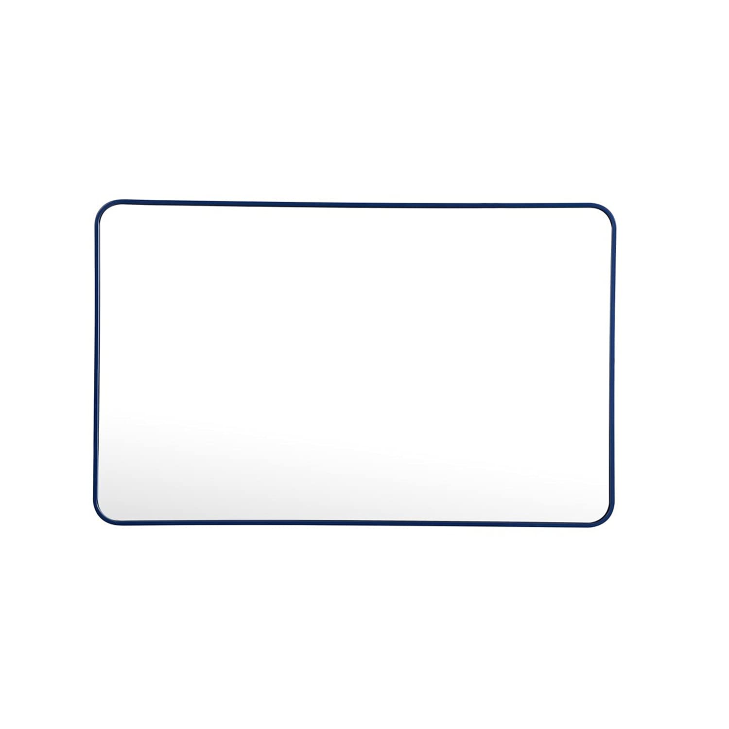 Blue Metal Rectangular Mirror 30x48