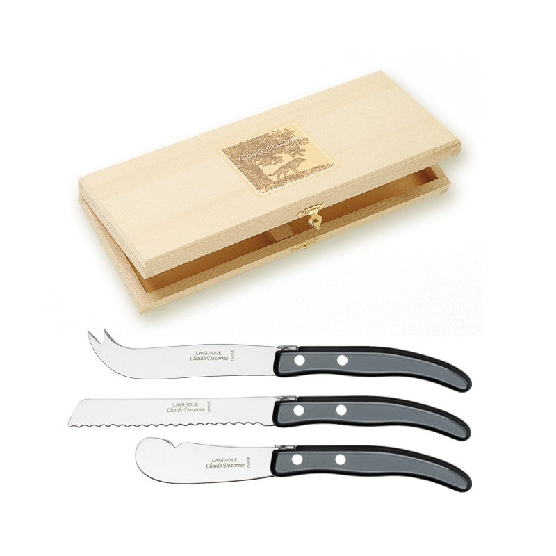 Berlingot Breakfast Box Set of 3 with Grey Handle - Perfect for Office Lunch, School Meals & Picnic Food Storage
