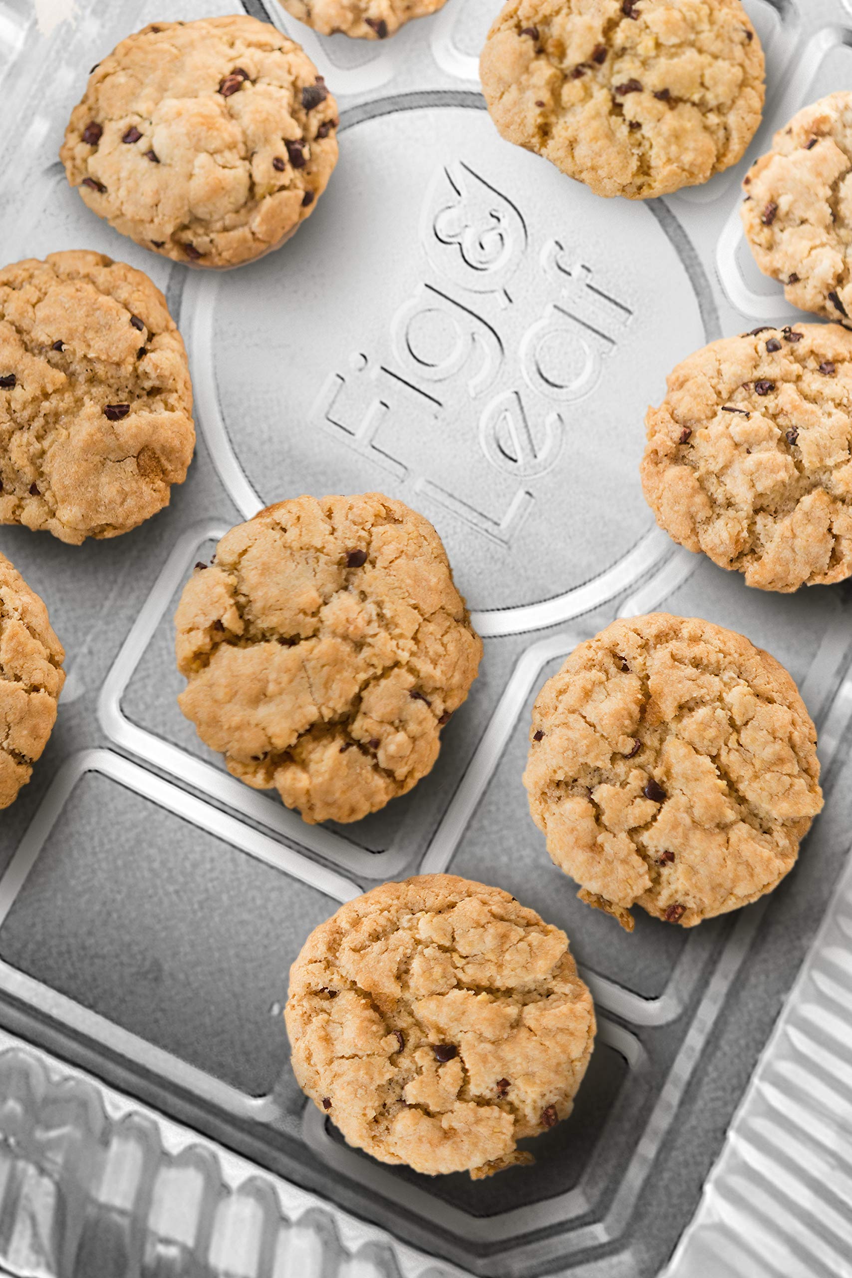 (200 Pack) 1/4 Size Cookie Sheet Baking Pans - 12.8” x 8.9” Heavy Duty Nonstick Aluminum Foil Trays - Reusable & Disposable for Baking Cakes, Cookies, Brownies, Bread - Perfect for Home, Bakery & Catering Use