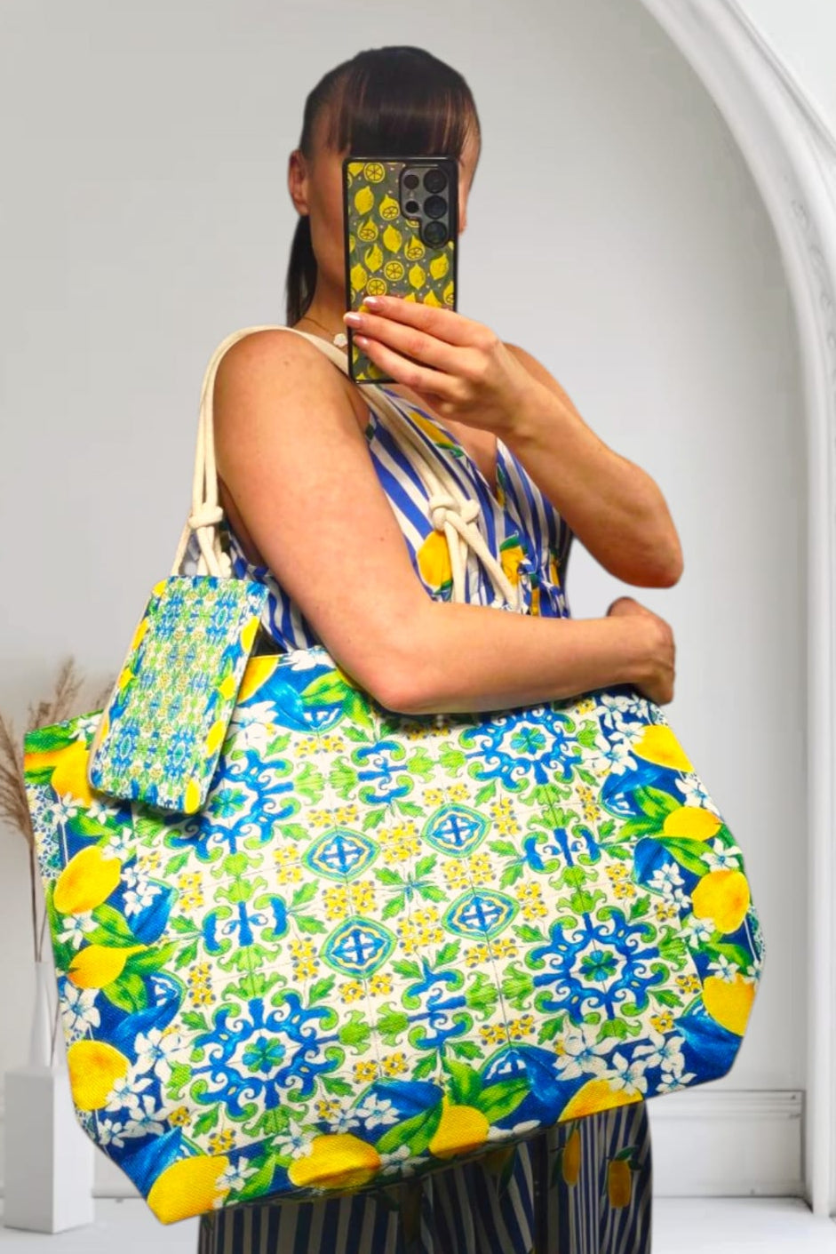 Lemon Yellow Crossbody Bag for Women - Stylish & Lightweight Handbag for Daily Use, Travel & Shopping