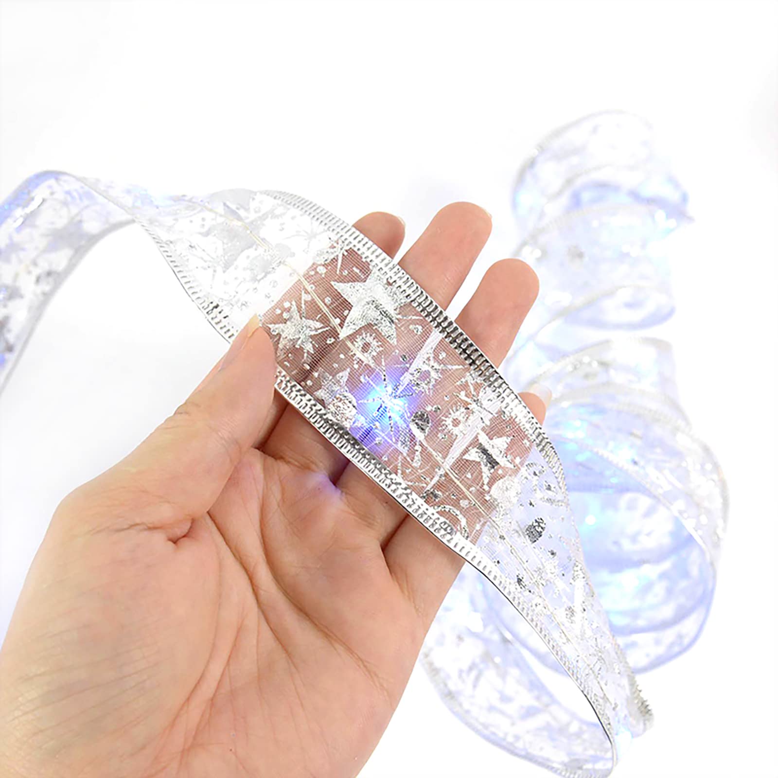 UFRITAN 13ft 40 LED Christmas String Lights - Waterproof Battery Operated for Indoor/Outdoor Use | Perfect for Christmas Tree, Wall, Window & Party Decorations | Holiday Home & Garden Decoration