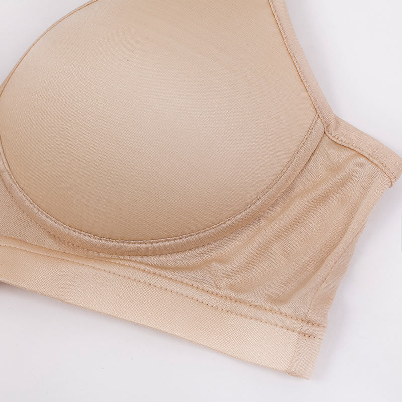 Perfect Shape Silk T-Shirt Bra - Seamless Comfort for Everyday Wear | Soft & Supportive Underwire Bra for Women | Ideal for Work, Yoga & Casual Outfits