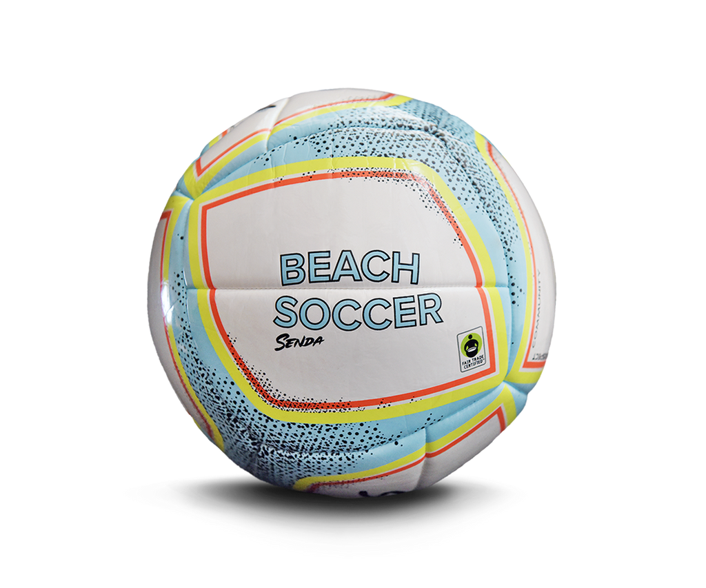 Senda Athletics Playa Beach Soccer Ball - Orange & Yellow - Perfect for Beach, Backyard, and Park Soccer Games