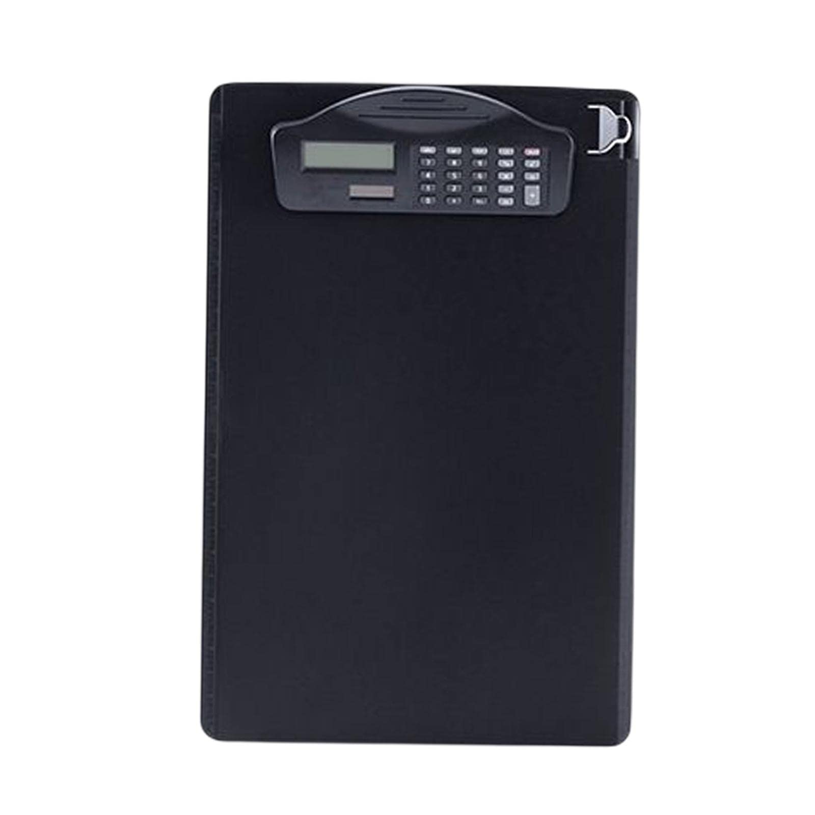 Harayaa Clipboard with Built-in Calculator - Hanging Hole File Clipboards & Folders for Office, School, Nursing - Black | Perfect for Nurses, Students, Teachers & Business Professionals