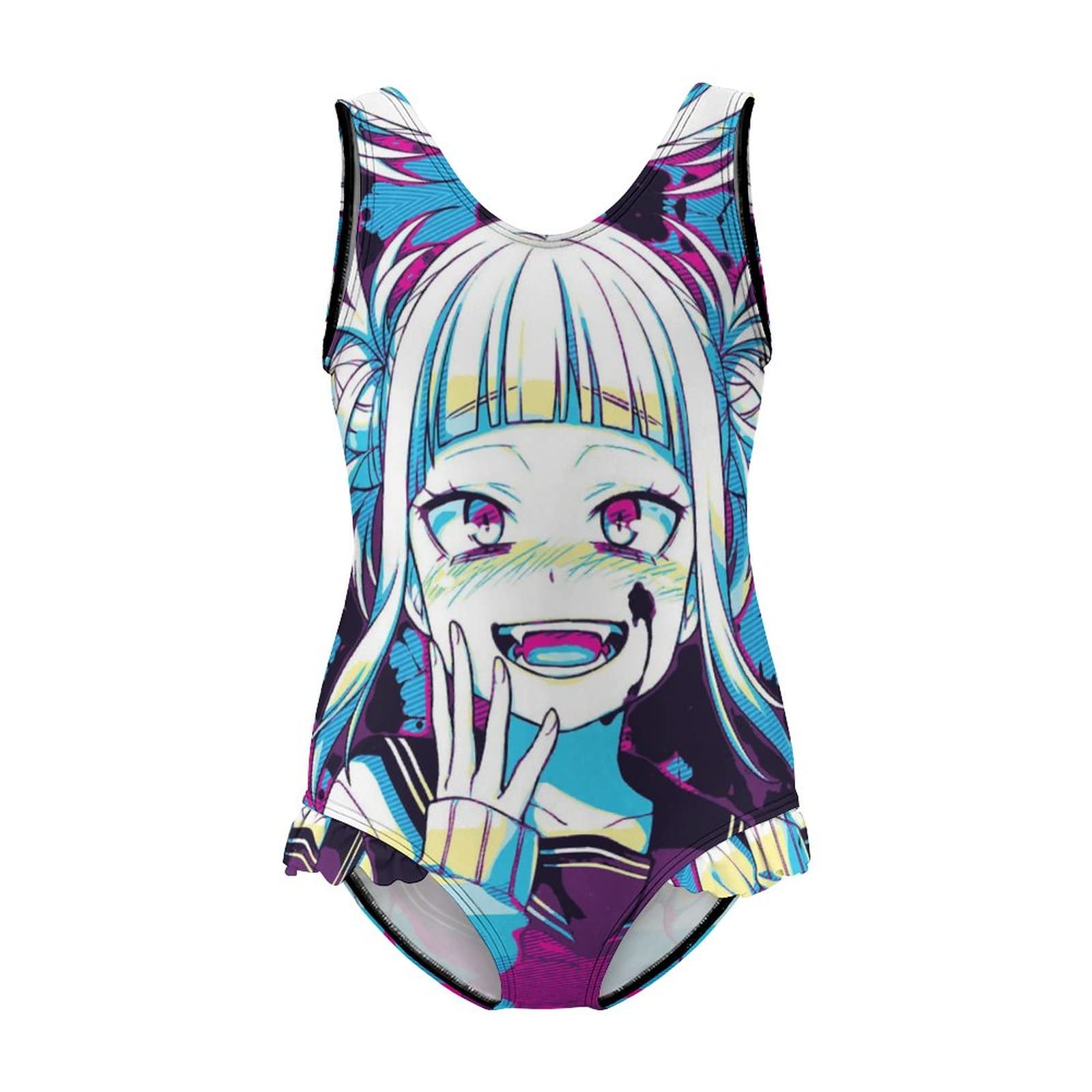 My Hero Academia Himiko Toga Anime Swimsuit for Women - Kawaii One Piece Bathing Suit | Cosplay, Pool Party, Beach Vacation & Anime Convention Outfit