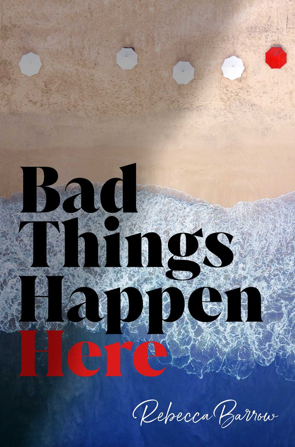 Bad Things Happen Here - Dark Gothic Home Decor Sign for Horror Fans & Halloween Party Decorations - Perfect for Haunted Houses, Spooky Room Decor & Horror Themed Events