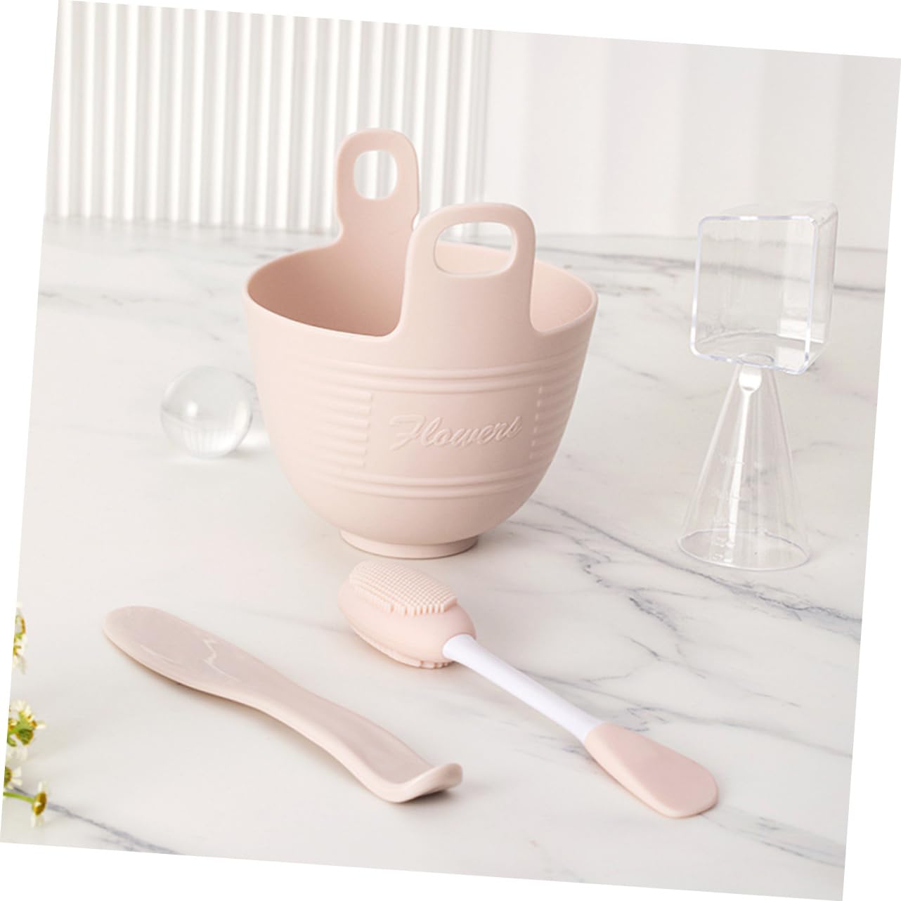 Professional Silicone Facial Mask Mixing Bowl Set - Spa & Beauty Tool for Easy DIY Skincare - Portable & Non-Slip Design - Perfect for Home Spa, Salon Treatments, and Travel Skincare Routine