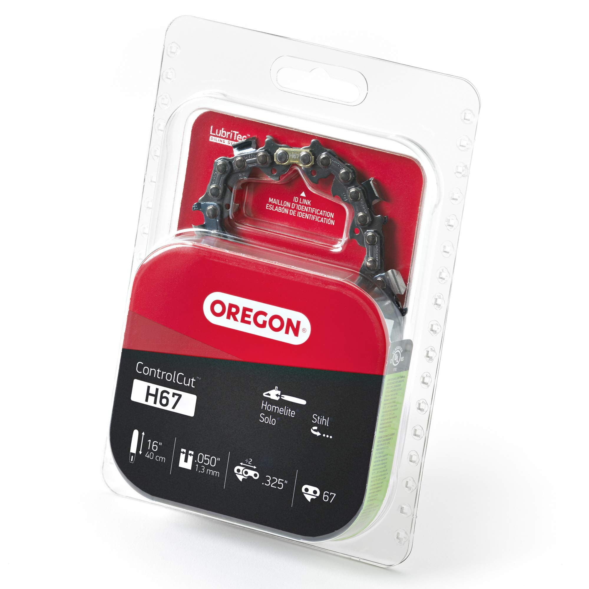 Oregon ControlCut Saw Chain 16 Inch 0.050 Gauge 0.325 Pitch Chainsaw Chain - 67 Drive Links for Professional Wood Cutting and Tree Trimming