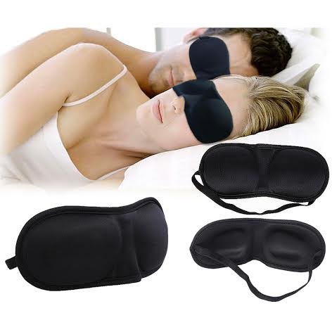 Soft Padded Sleep Eye Mask with Comfortable Ear Plugs for Travel & Relaxation - Perfect for Airplane, Nap & Meditation