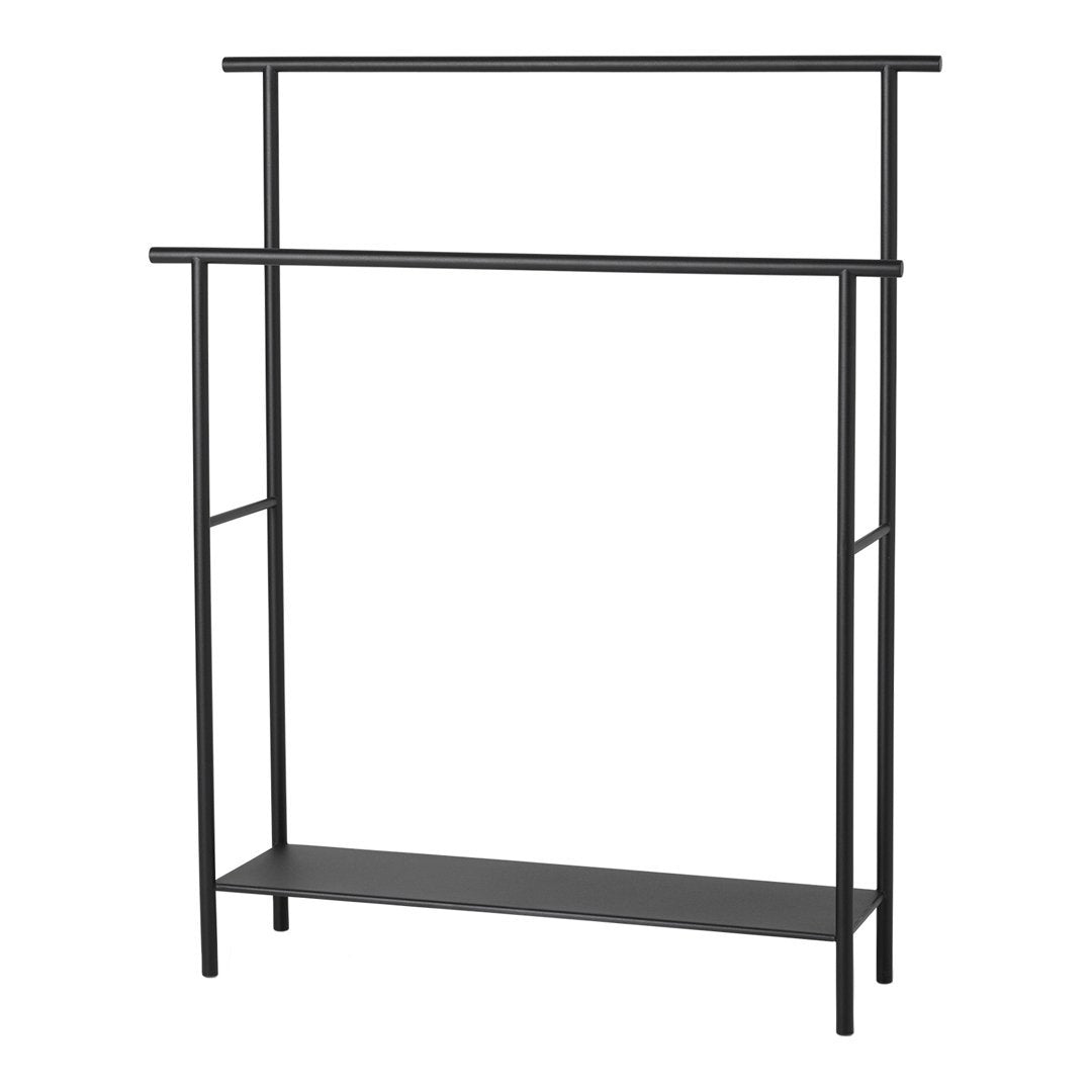 Dora Bathroom Towel Stand - Heavy Duty Stainless Steel Towel Rack for Kitchen, Bathroom, Bedroom - Perfect for Hanging Towels, Robes, and Clothes