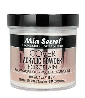 MIA SECRET COVER PORCELAIN ACRYLIC POWDER for Nails - Professional Nail Extension & Manicure Kit - Perfect for Salon, Home Use & DIY Nail Art