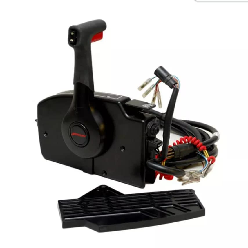 Mercury Outboard Motor Remote Control Box 881170A14 - Compatible with 4-Stroke Engines, 14-Pin Connector, 20FT Wiring Harness - Perfect for Boat Engine Control & Marine Applications