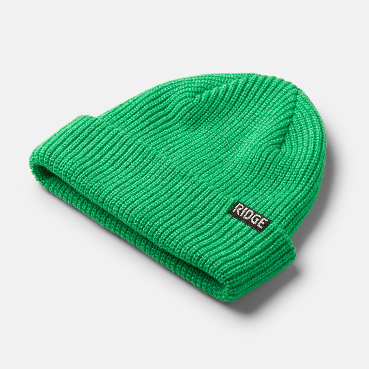Ridge Classic Cuffed Beanie - Voodoo Green Winter Hat for Men & Women - Warm Knit Skull Cap for Outdoor Activities, Skiing, and Cold Weather Fashion